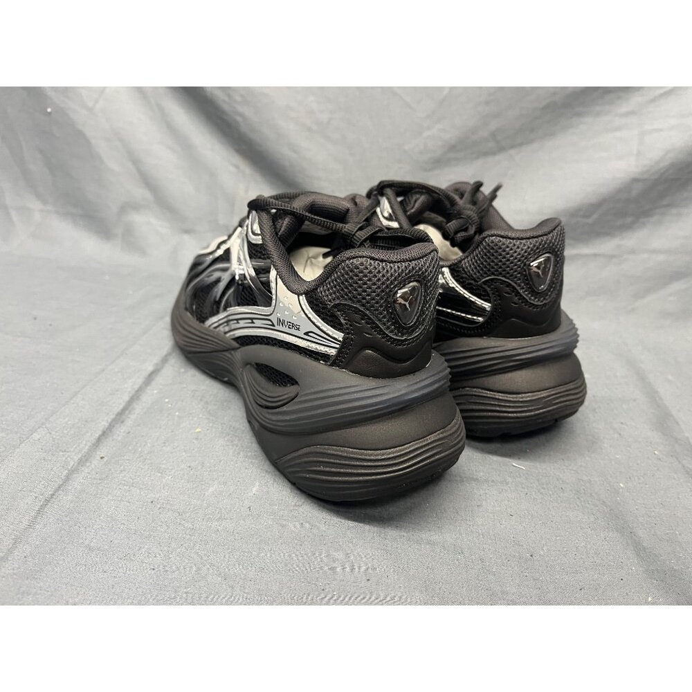 Puma Boys Inverse Dimension Jr Sneakers Black And Silver Size 7 NEW NO BOX! - Picture 6 of 11